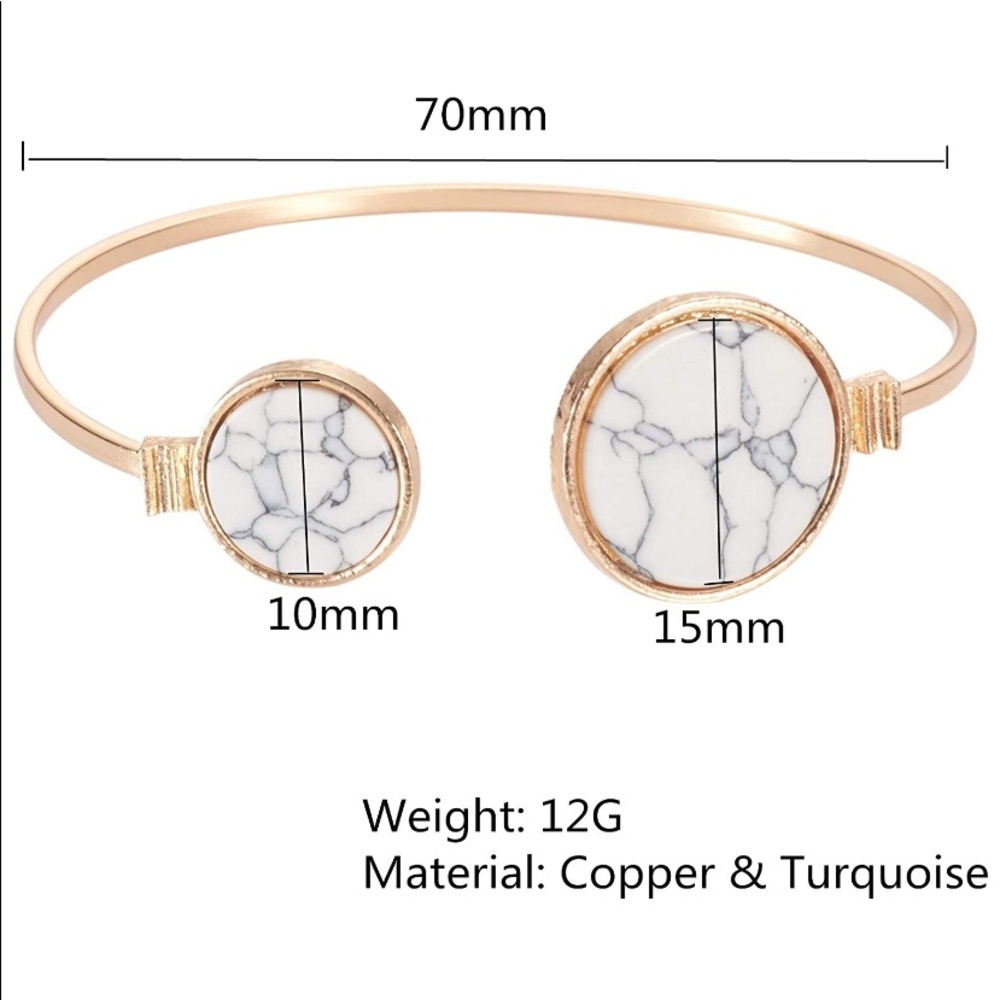 New! Set Of 6 Stackable Cuff & Bangle Bracelets - image 4